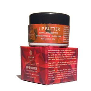 Ayurveda Lip Butter With Berry and Shea Butter, Improves Redness of Lips, Moisturizes and Nourishes Dark Lips, For Men and Women, 10 Gram