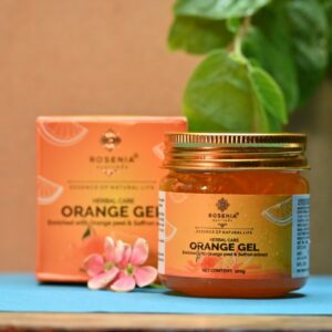 Ayurveda Orange Face Gel Loaded with Vitamin C, For Fairer Skin, Removes Tan, Repair Dull and Dehydrated Skin 100g
