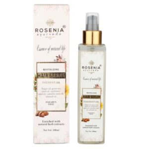 Rosenia Ayurveda's Ferment Oil Hair Serum, Paraben and Mineral Oil Free,200 ML